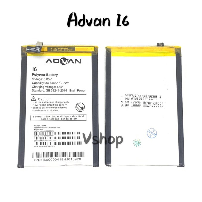 Batre Baterai Battery ADVAN I6