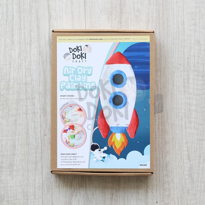 

FI212 Rocket Air Dry Clay Painting