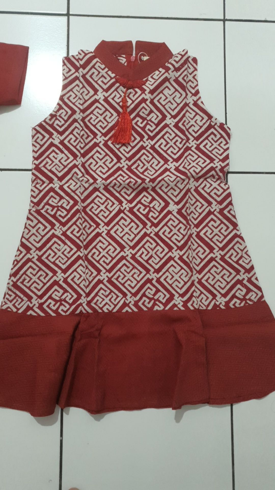 Batik Anak Qipao Tassel