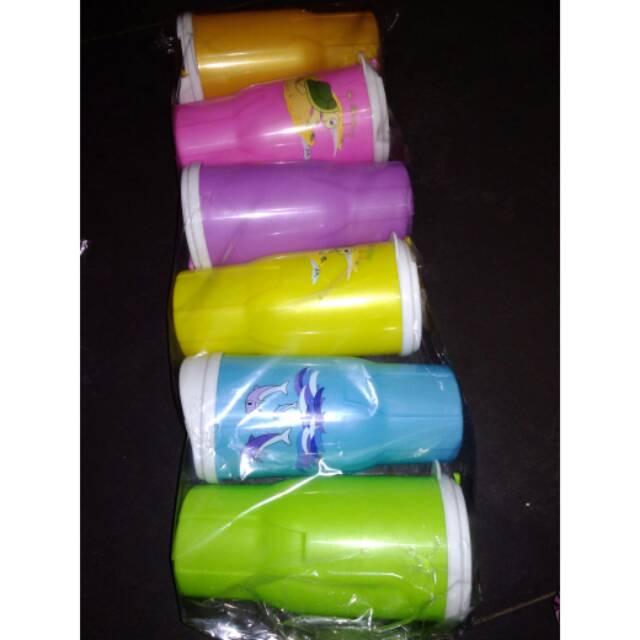 Souvenir ultah Gelas Tutup Putar satuan