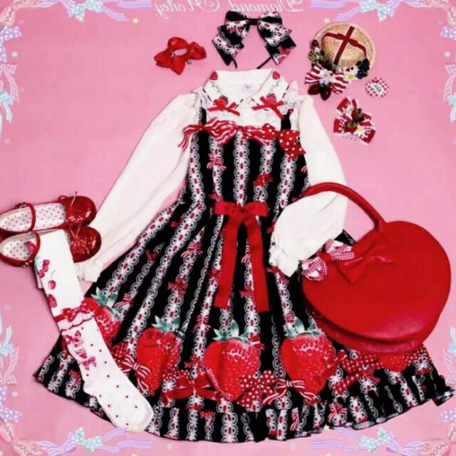 JSK Lolita Strawberry Taobao