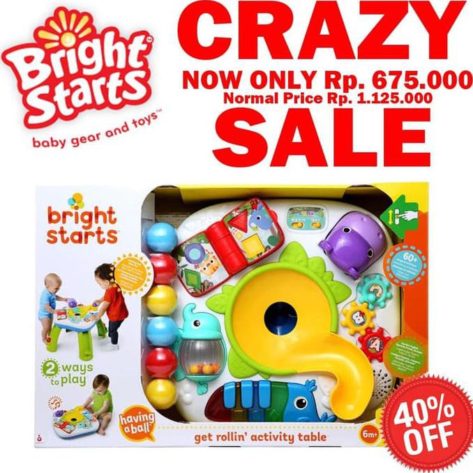 bright starts get rollin activity table