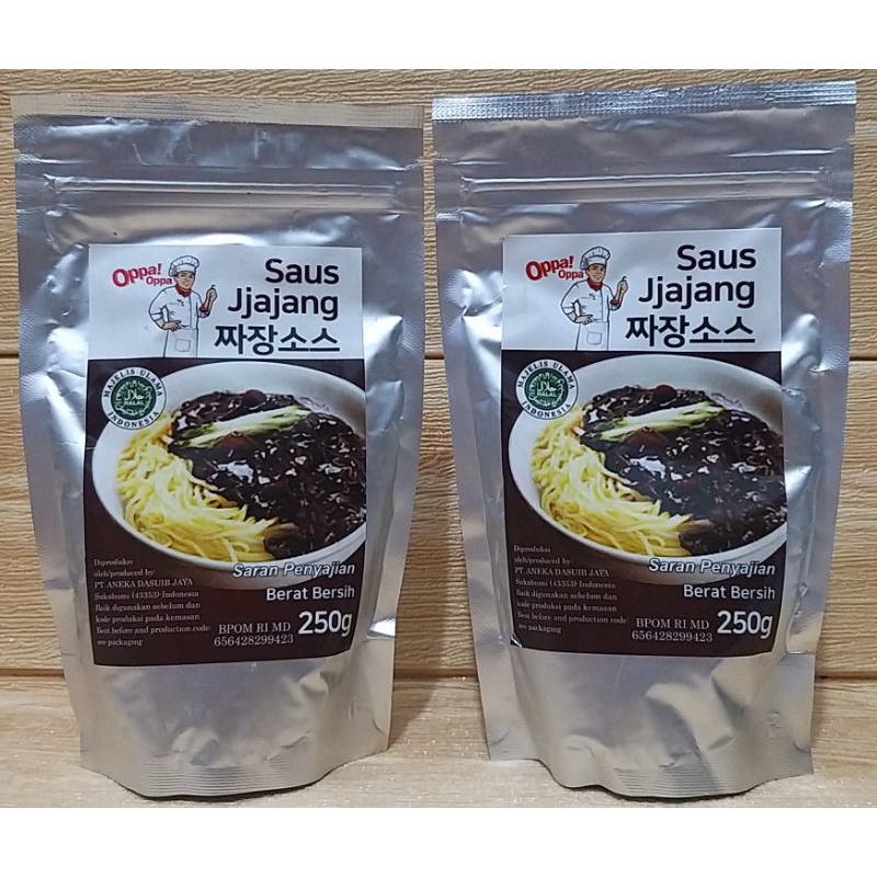 ✔MURAH Oppa Saus Jjajang Korea HALAL 250gr / Pasta Kedelai Hitam / Jjajangmyeon Korea