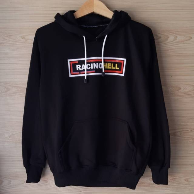 Jaket racing hell hitam