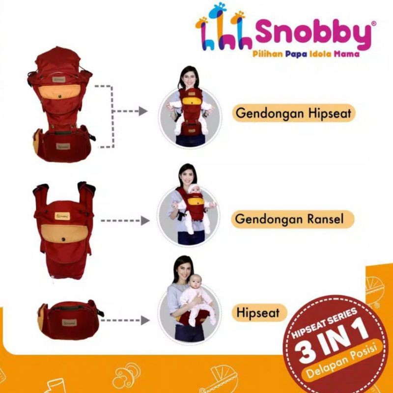 GENDONGAN HIPSEAT 3 IN 1  SERI III 8 POSISI TPG2143