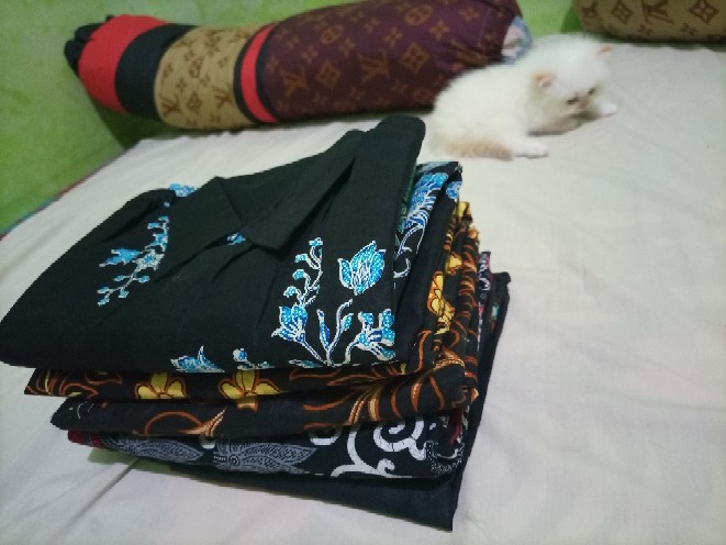 Batik Pria M, L, Xl, Xxl - Baju Batik - Kemeja Batik Pekalongan Lengan Pendek Abadi Batik