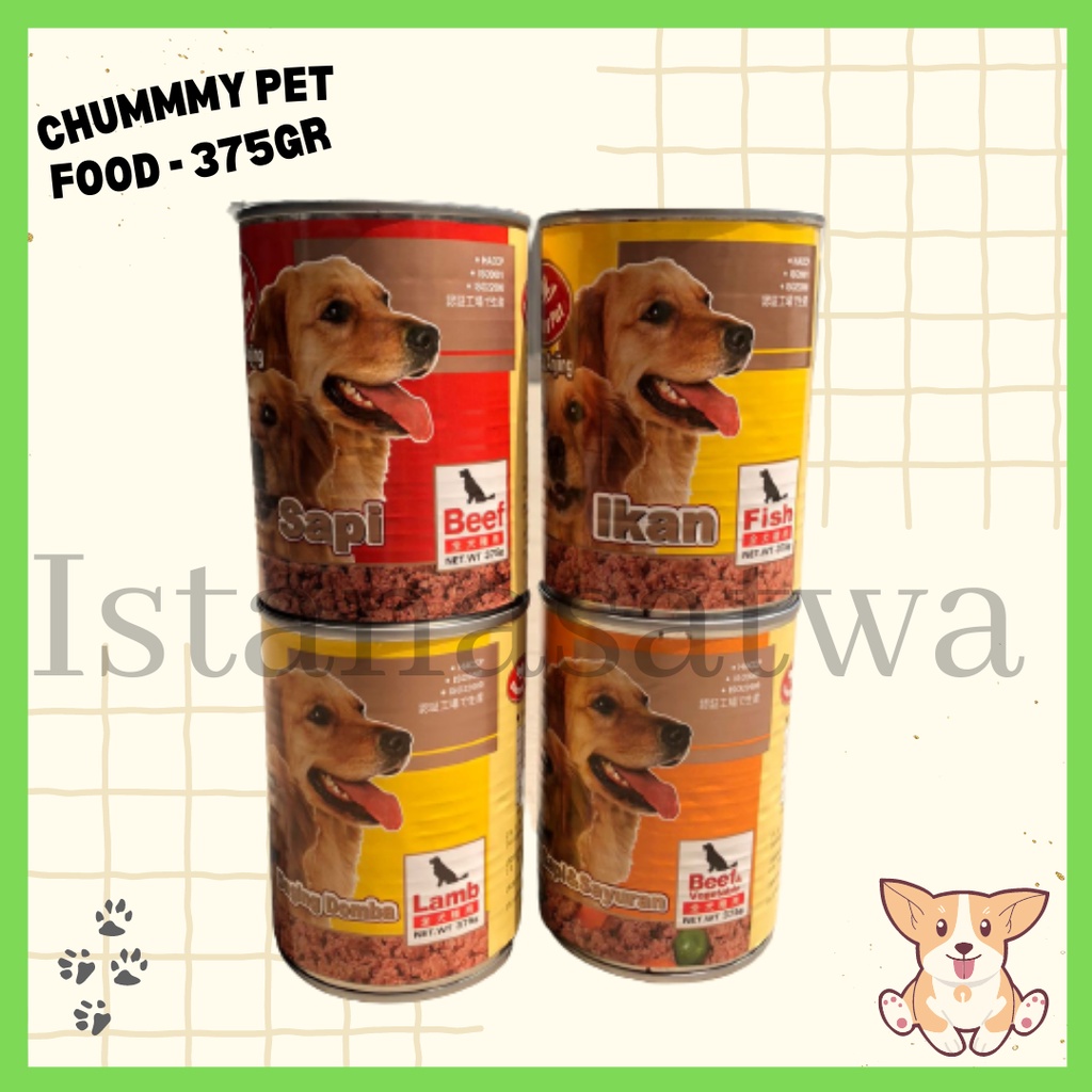Chummy Pet 375gr Kaleng - Wet Food Can Dog Food Makanan Basah