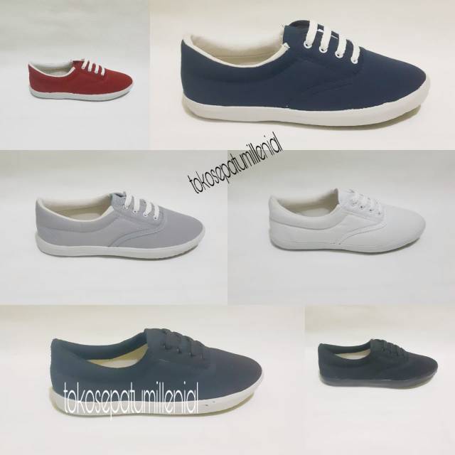 SEPATU PX STYLE 068 TALI KANVAS POLOS