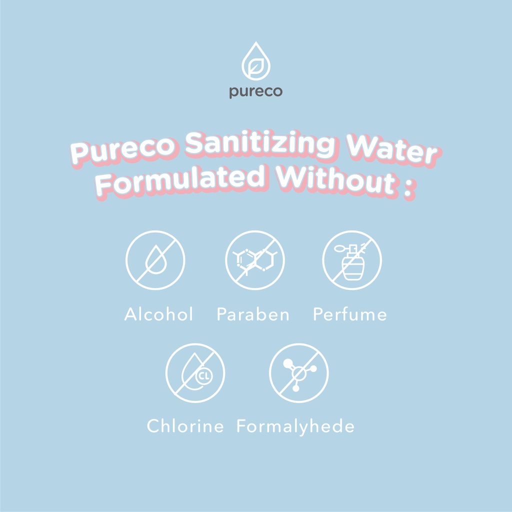 SANITIZING WATER PURECO 60ml &amp; 250ml
