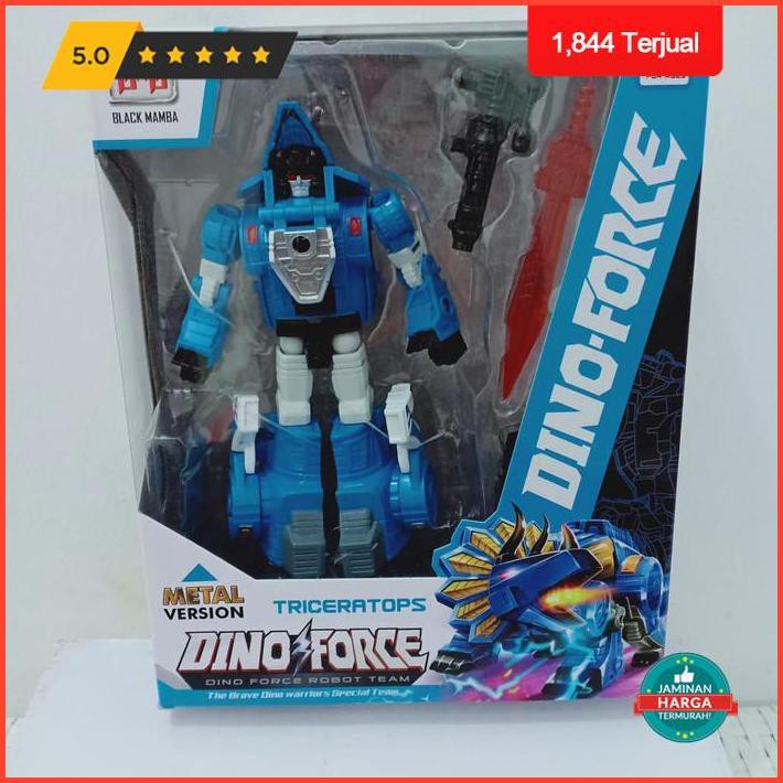 Action Figure Bmb  Robot Triceratops Power Ranger Dino Force Limited