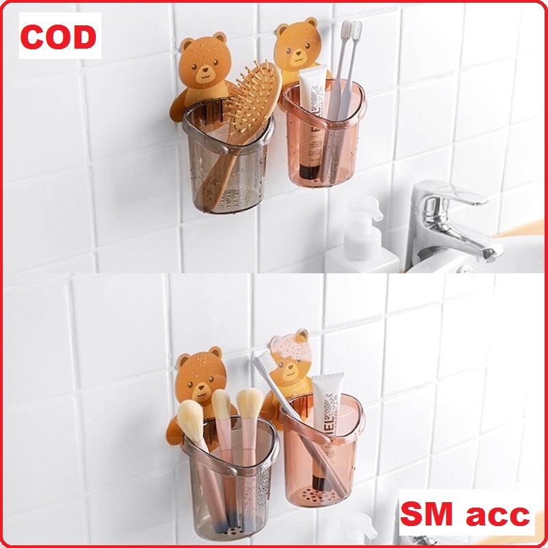 Wadah sikat gigi tempel