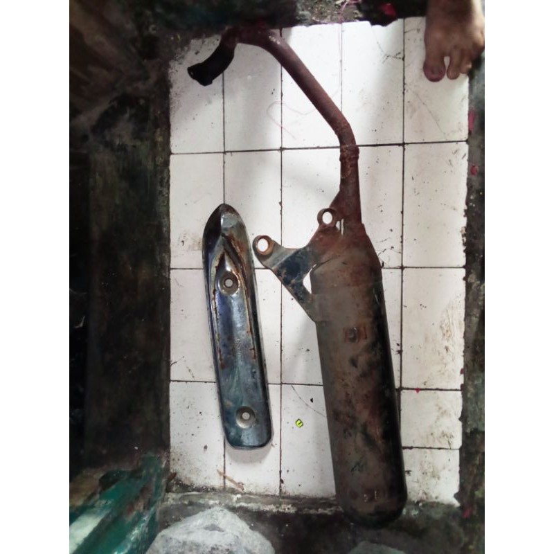 Knalpot Original Spin 125 Cabutan