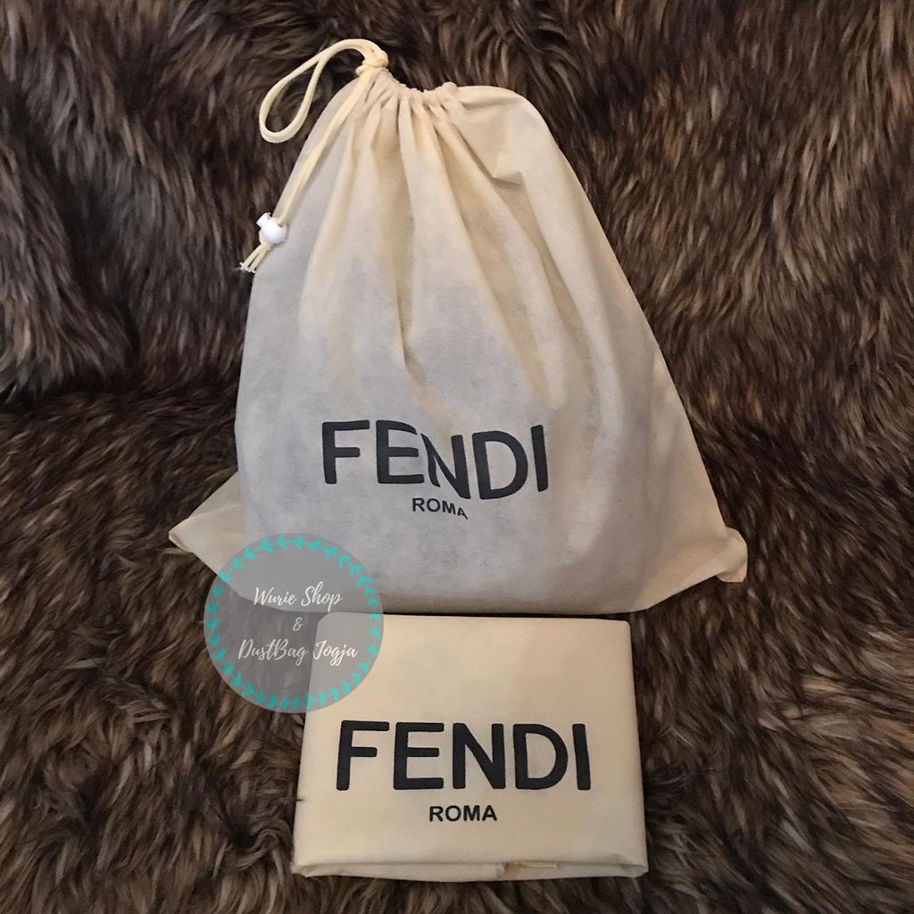 FENDI DustBag Pengganti Sarung Tas Pelindung Debu Serut Dust Bag DB Branded