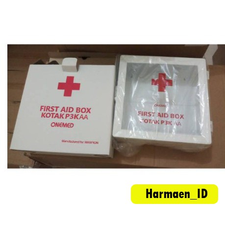 KOTAK P3K ONEMED P3K AA ONEMED/ Maspion Kotak P3K AA Onemed Putih Dinding