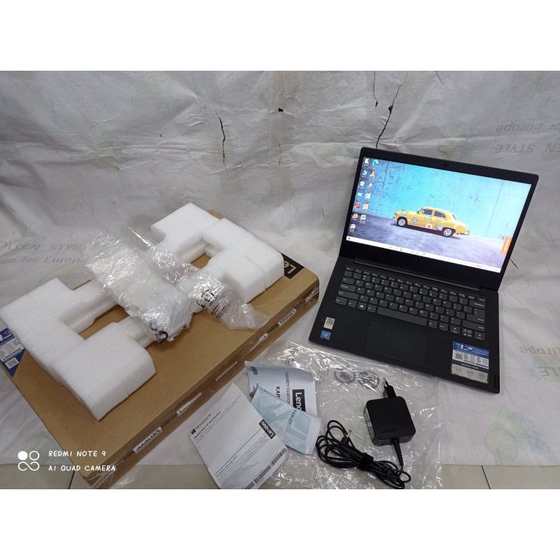Fulset Dus Box Laptop Lenovo Ideapad S145.Cel N4205u.Ram4GB.SSD 256GB.