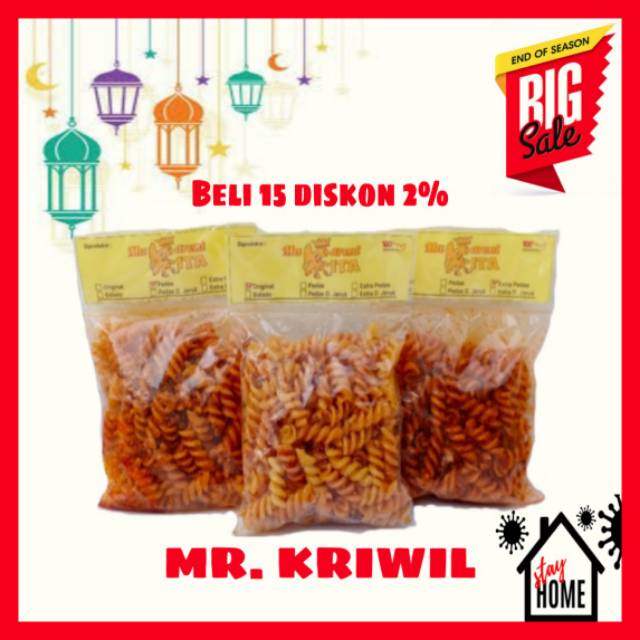 

MAKARONI KRIWIL KEMASAN 75gr | By : JuraganSnack_99