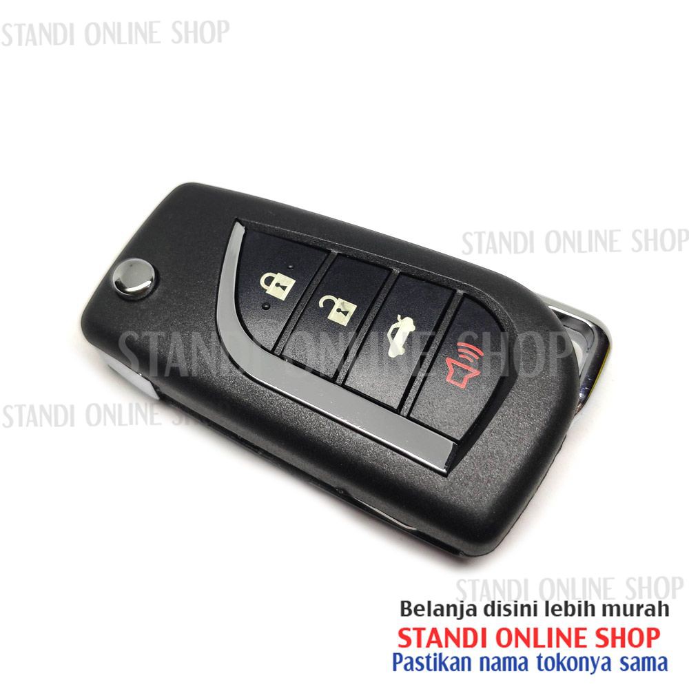 Remote Set Lengkap Model Kunci Lipat Flip Key Toyota Camry tipe G