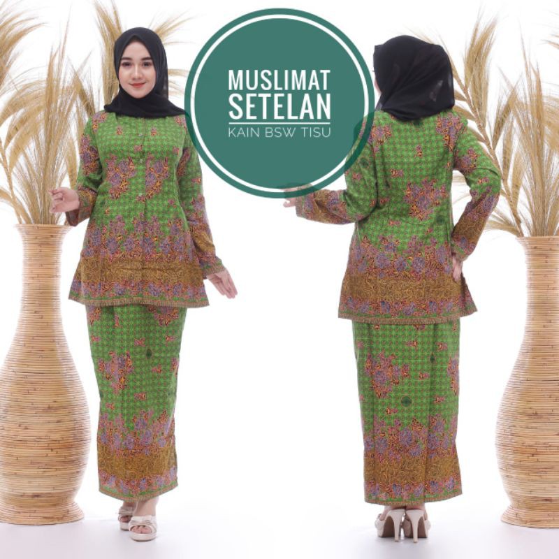 Setelan Muslimat NU, Rok dan Blus, Gamis dan Hijab seragam NU