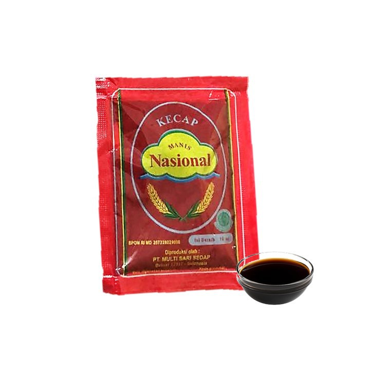 

Kecap Manis Nasional Sachet 16 ml (18 Sachet)