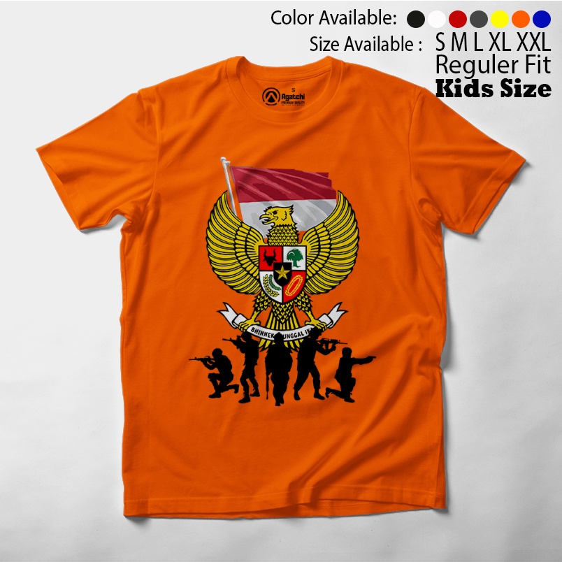 Baju Kaos Atasan Anak Laki-Laki Garuda Indonesia Merdeka