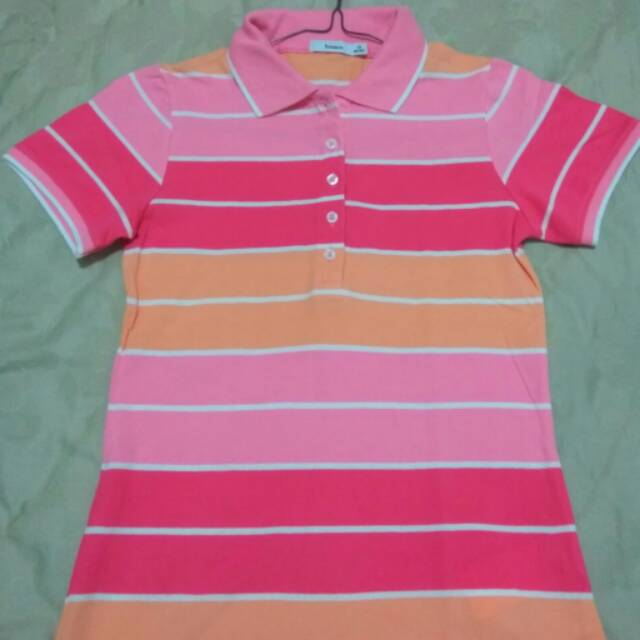 Kaos Polo Bossini wanita pink
