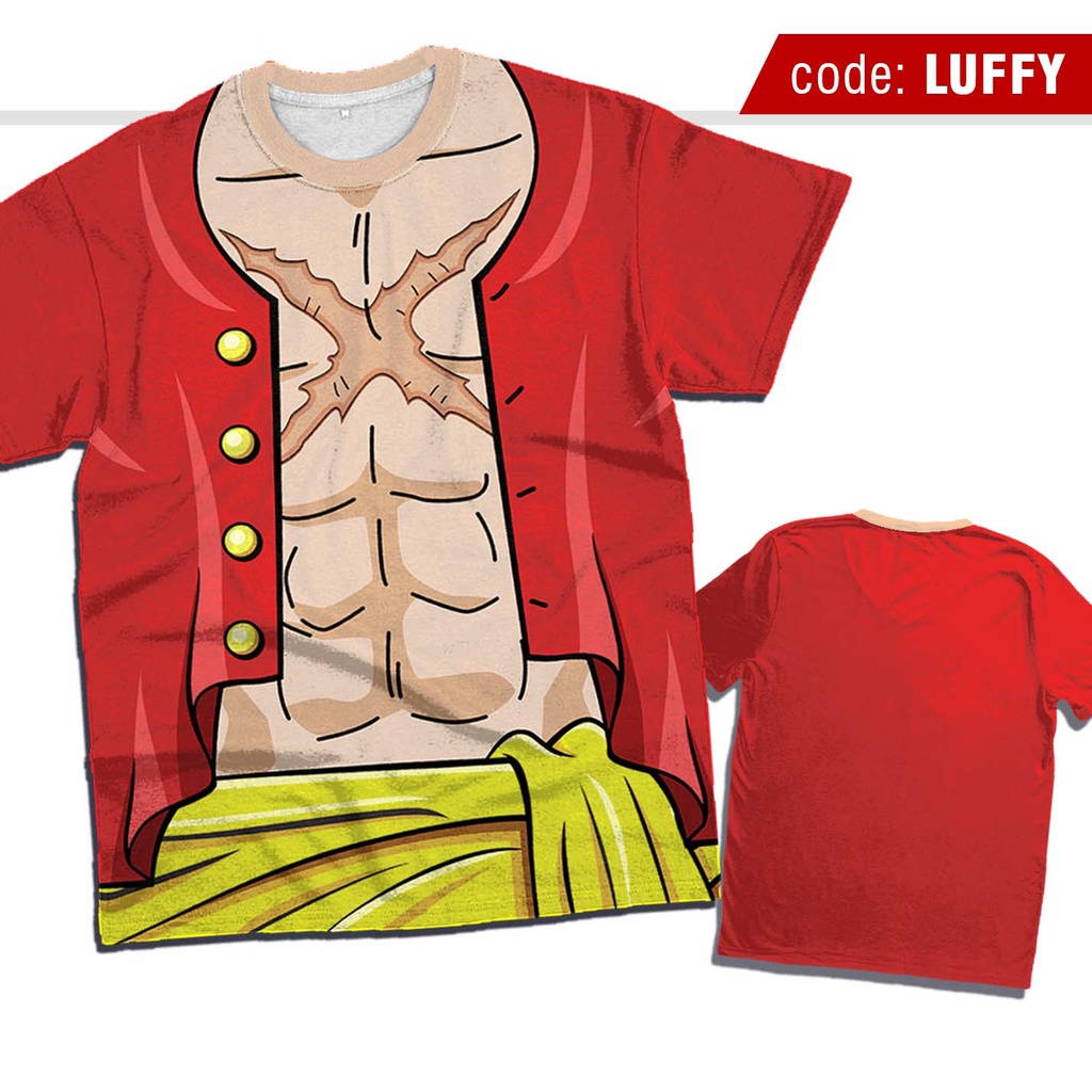 KAOS COSPLAY LUFFY, Luffy Costume Edition