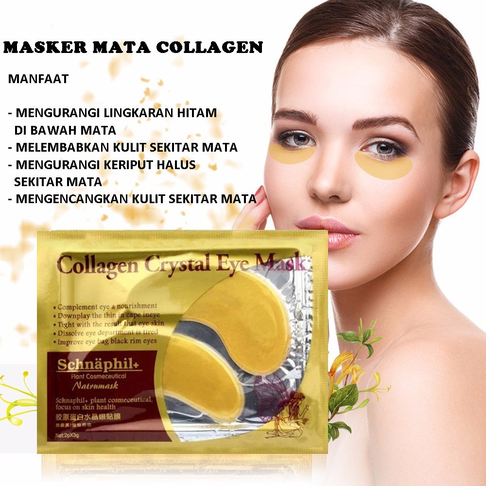 MASKER MATA COLAGEN - COLLAGEN CRYSTAL GOLD EYE MASK