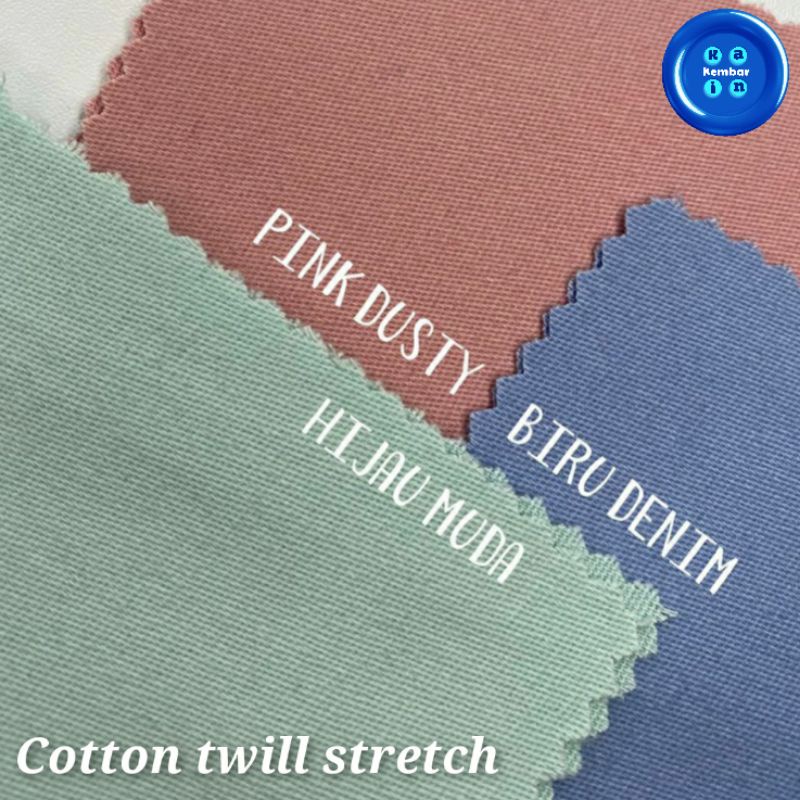 Kain Cotton Twill Stretch 1 meter