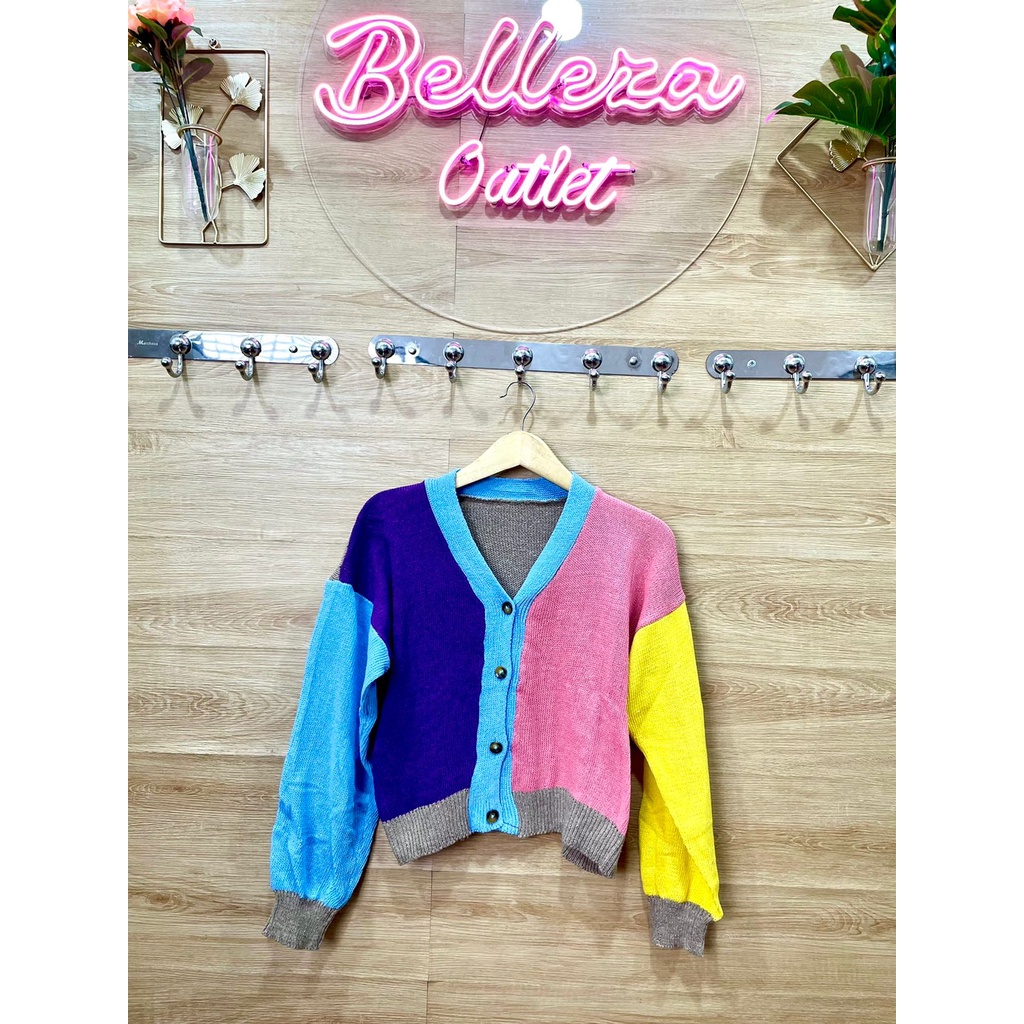 Zelline official cardigan rajut Aluna knite cardy kombinasi