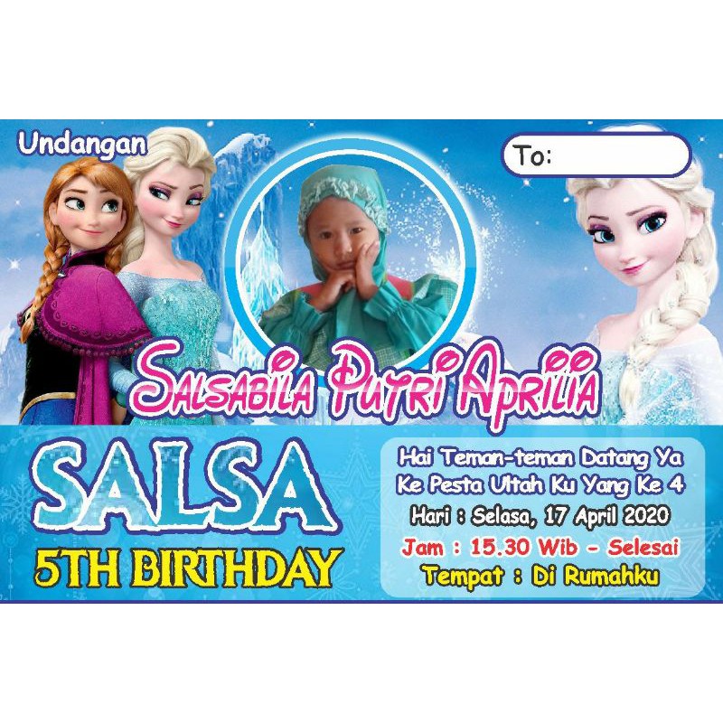 Ultah thema frozen