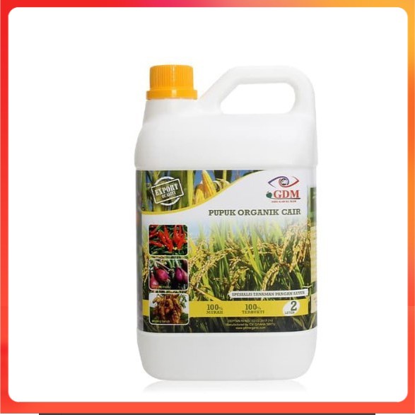 Pupuk Organik Cair Tanaman Pangan dan Sayur GDM 2 Liter