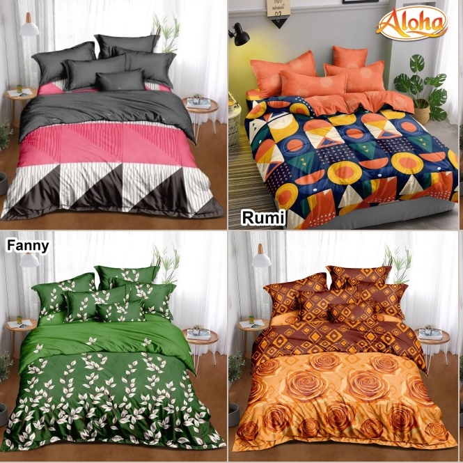 Aloha - Sprei Rumbai King (180x200) Terlaris pilihan