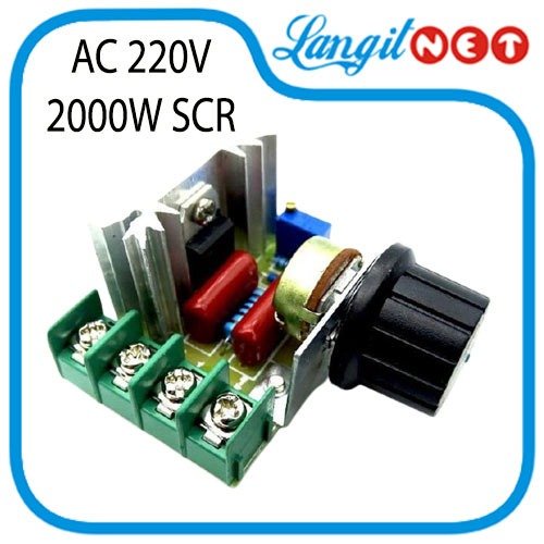 EC01 2000W AC 220V 2000W SCR Voltage Regulator Dimmer Speed Controller Thermostat