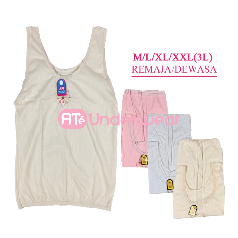 AT86-6 PICIS Tengtop Wanita L XL 3L/Singlet wanita AFI SANFICO