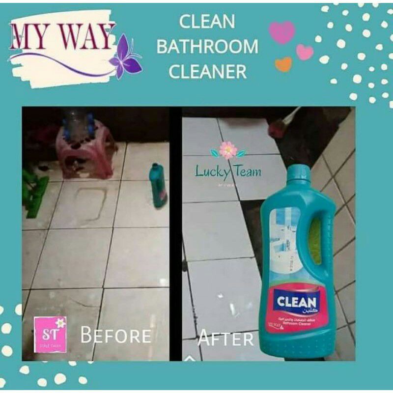 clean bathroom my way