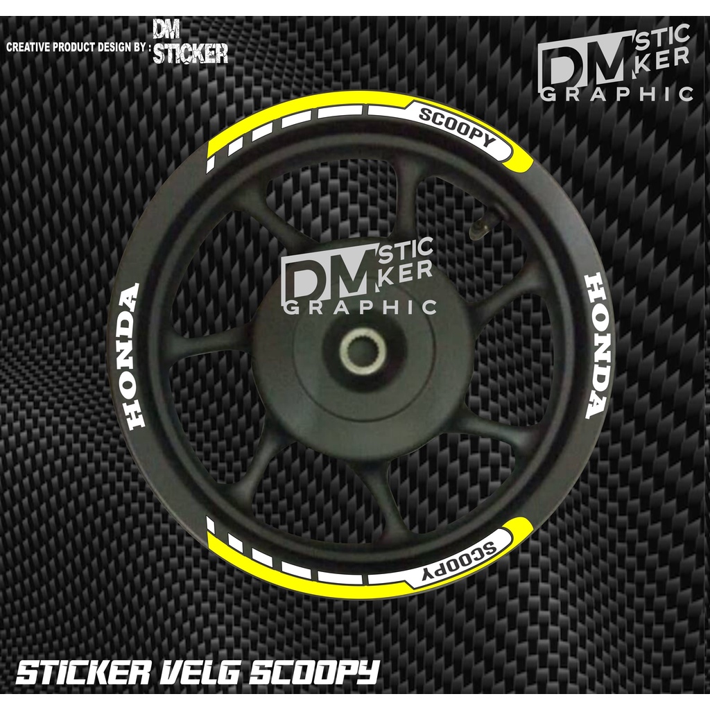 STICKER VELG SCOOPY PELEK SCOOPY
