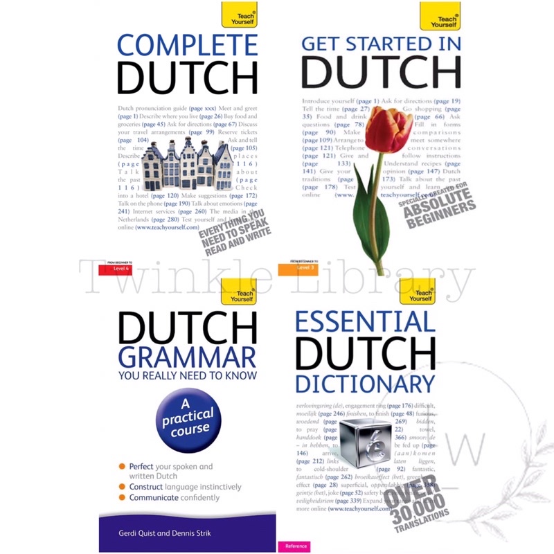Download Complete Dutch / Get Started in Dutch / Dutch Grammar /
Essential Dutch Dictionary - Teach Yourself | Buku Bahasa Belanda