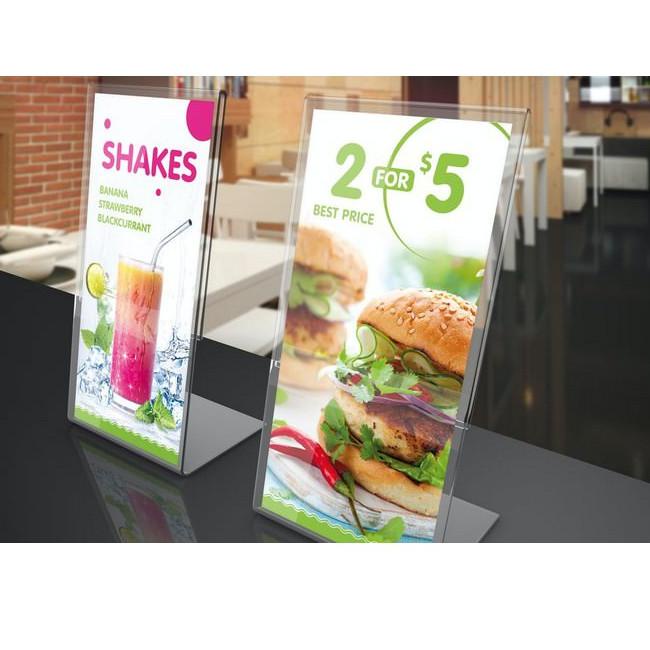 

W6M STAND QRIS CODE GOFOOD GOPAY | TEMPAT BROSUR UKURAN 10 x 21 cm Potrait L SATU SISI☆ (Best Terlaris)Harga Diskon ➯