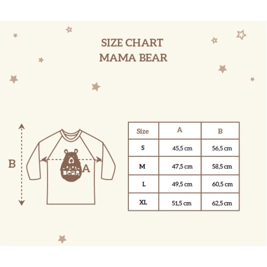 Baju Jumper Bayi Bodysuit Laki Laki Perempuan 0-12 Bulan &amp; Kaos Mama Papa BEAR  Palmerhaus Raglan Family Series