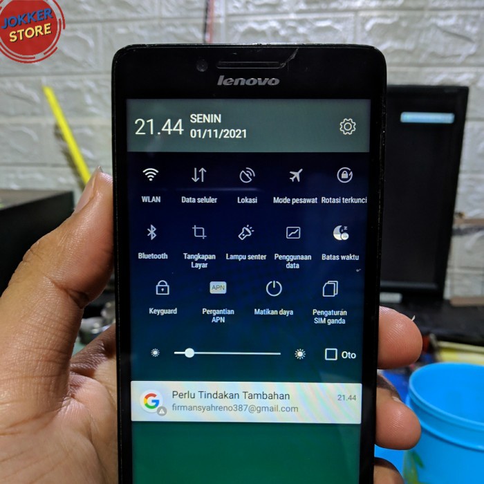 lcd original Copotan Lenovo a6000 Normal Testes