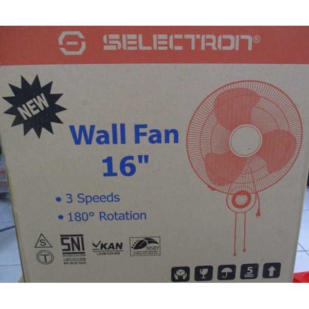 Kipas Tempel 16inch Wall Fan 16&quot; SE-318S SELECTRON