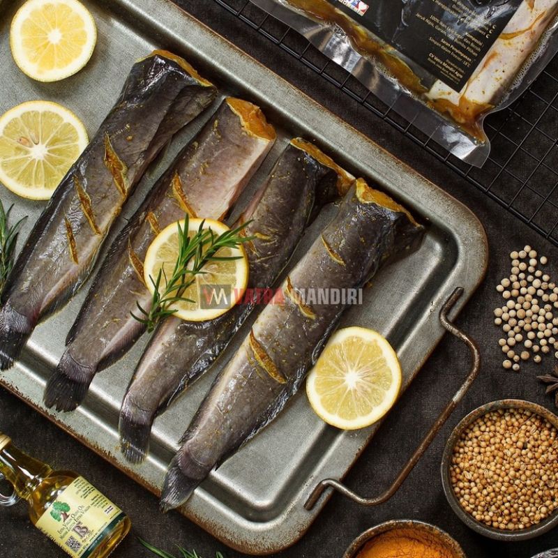 

(HBK4) Frozen Lele Bumbu Kuning Siap Goreng/ Tanpa Kepala/ Isi 4