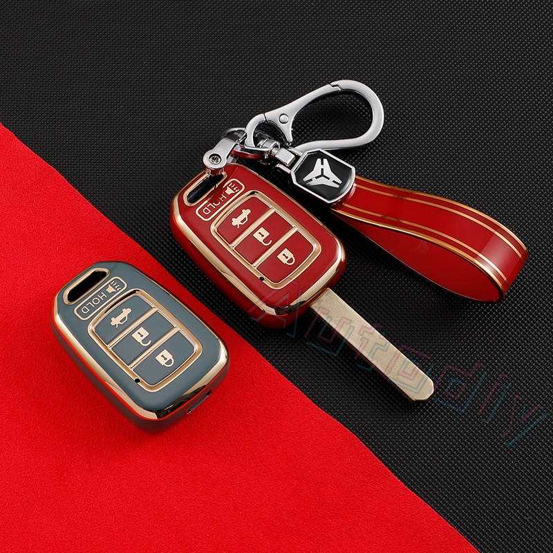 Kondom / TPU Kunci Remote Mobil - All New BRIO / BRV sarung kondom remote Casing Kunci Mobil Bahan TPU Untuk HONDA ACCORD CIVIC CRV JAZZ HR-V 2014 2015 2016 2017 2018 2019