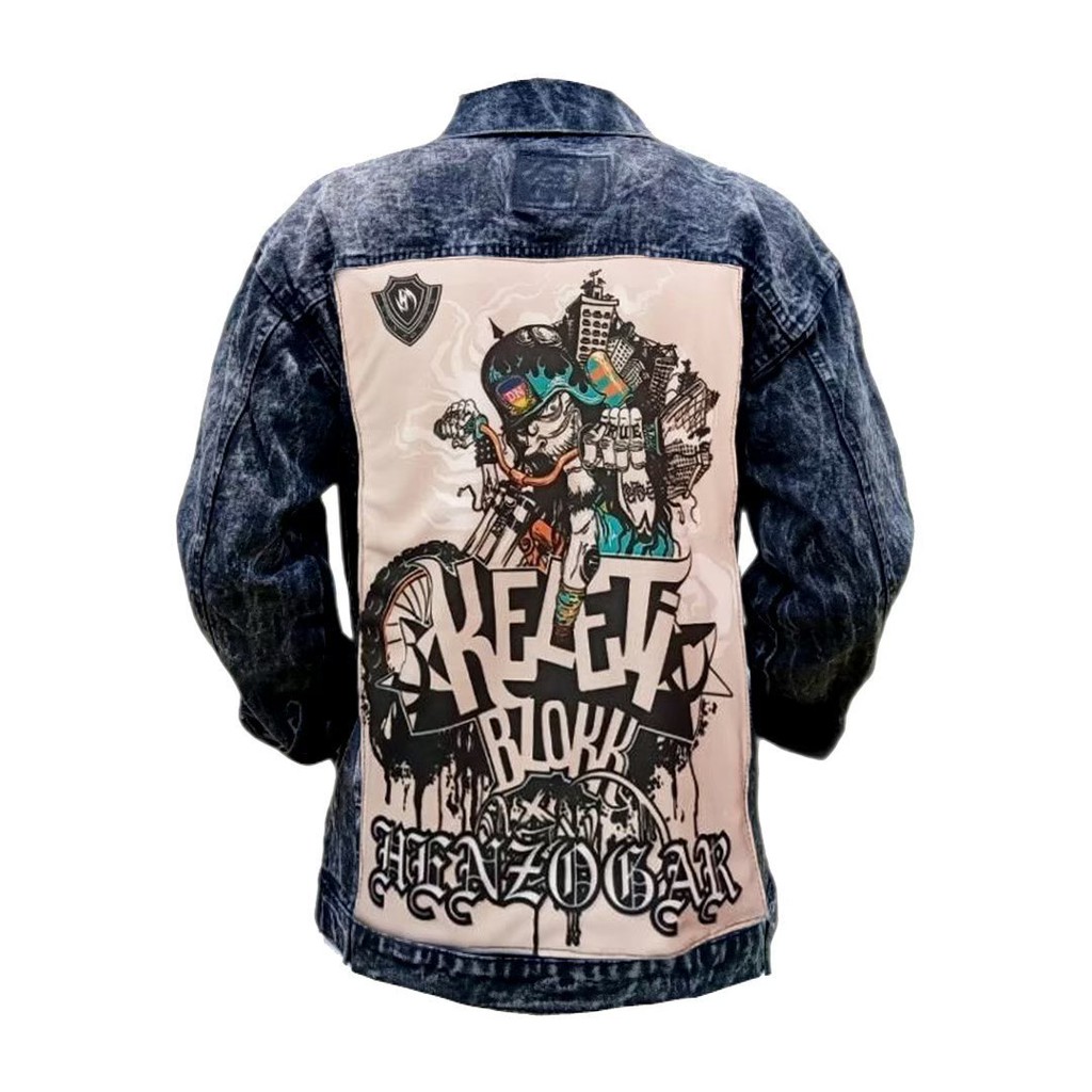 Jeans Printing Sandwash Jaket Denim Jeans Henzogar Original Premium 02