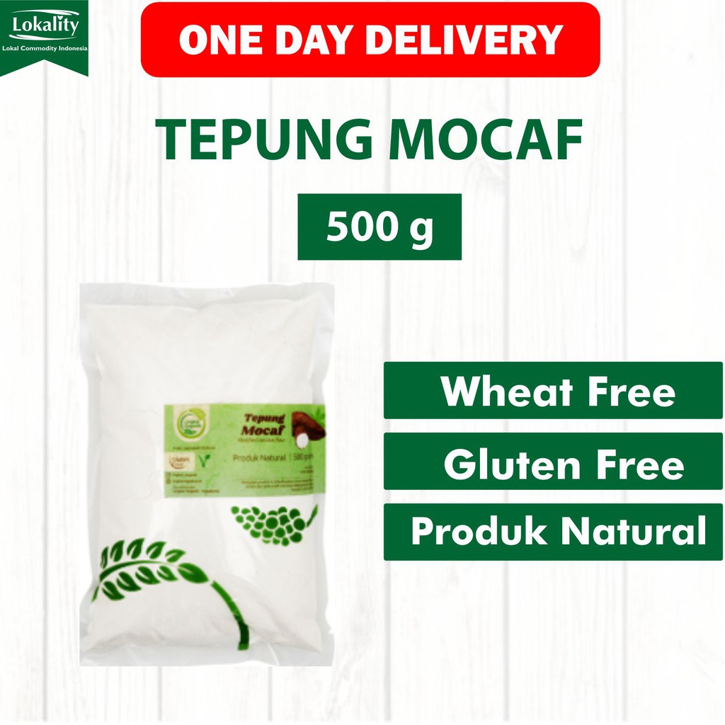 TEPUNG MOCAF LINGKAR ORGANIK GLUTEN FREE 500 gram - TEPUNG GLUTEN FREE - TEPUNG  MOCAF GLUTEN FREE -