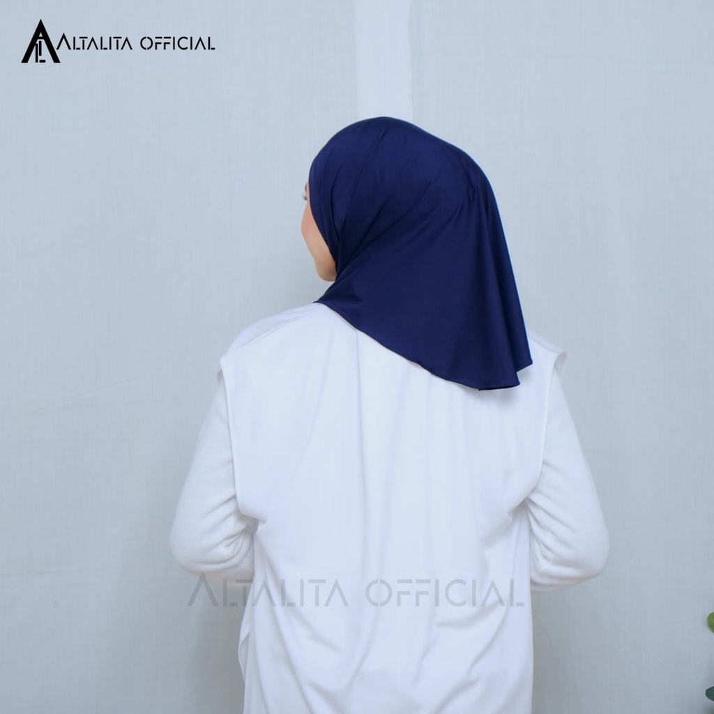 Altalita - Kerudung Bergo Zyta Sport Instan Non Pet / Non Pad Terbaru Bahan Jersey Premium Cocok untuk Olahraga Volly Futsal Senam dan Sehari-hari