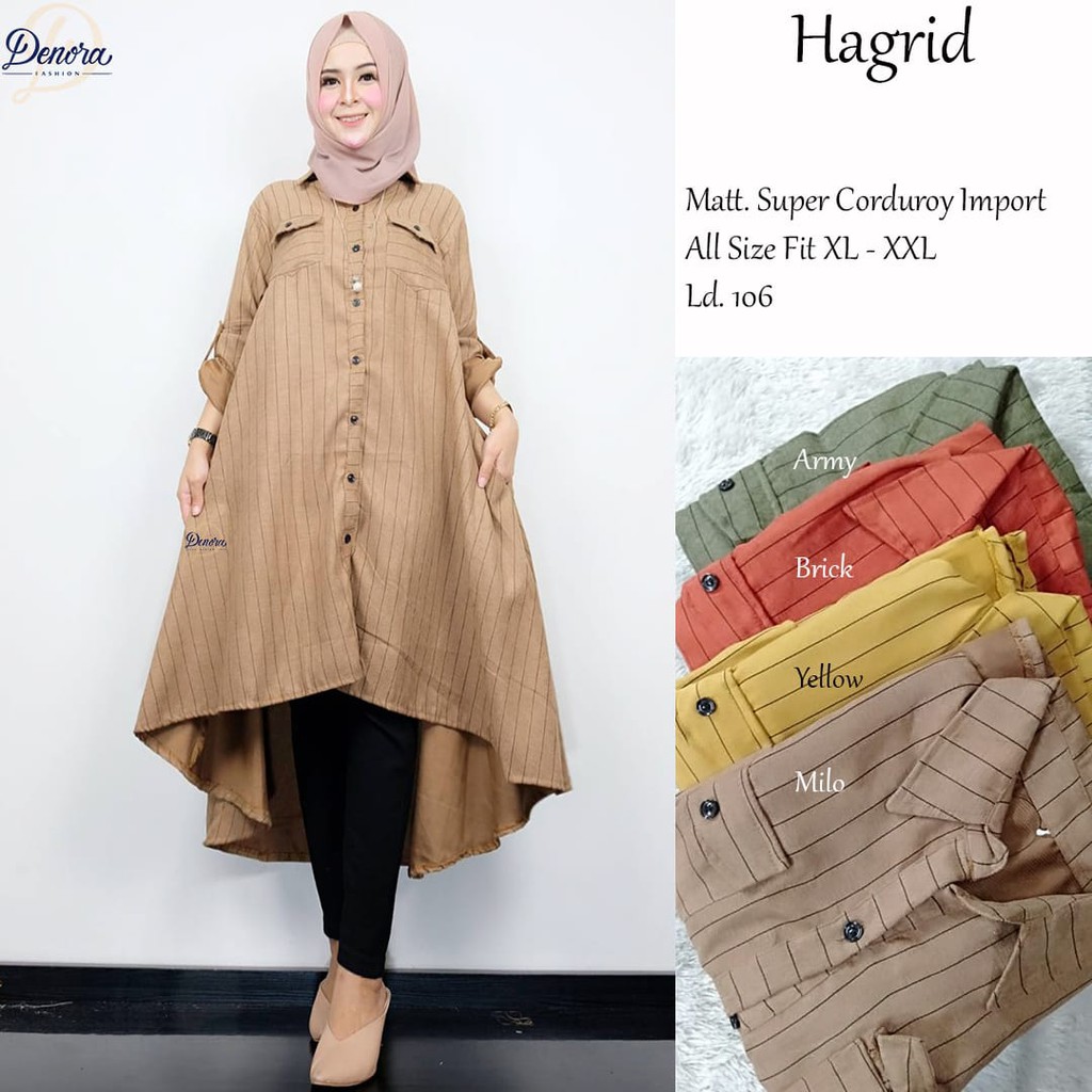 HAGRID TUNIK FAB SUPER CORDUROY IMPORT