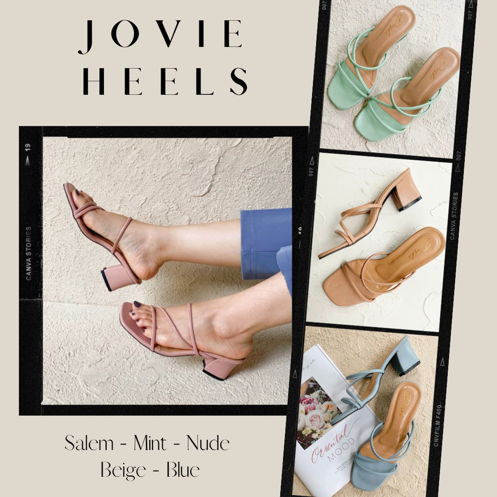 Jovie heels - Sendal wanita hak tahu