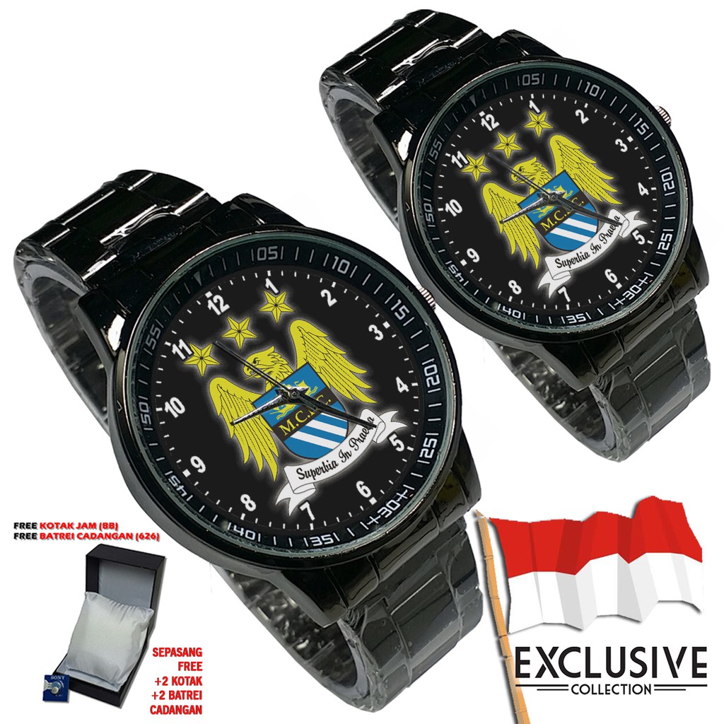 JAM TANGAN MANCHESTER CITY 2 COUPLE