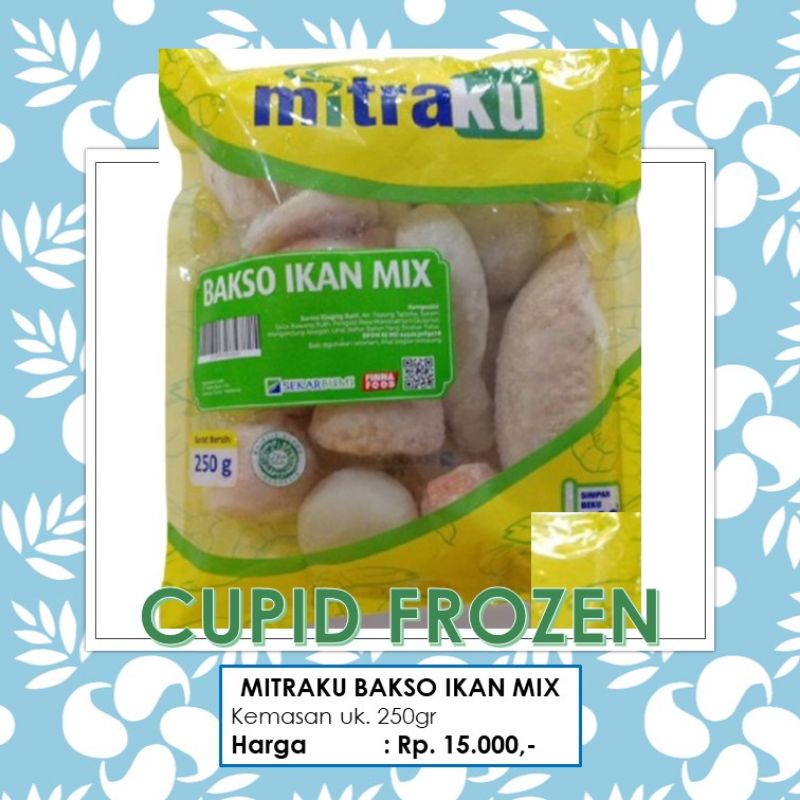 

Mitraku Bakso Ikan Mix 250gr